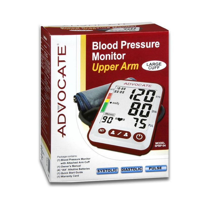 Advocate® Upper Arm Blood Pressure Monitor, with XL Cuff – Save